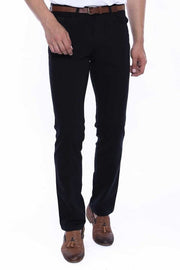 Suede Black Men Jeans - Wessi