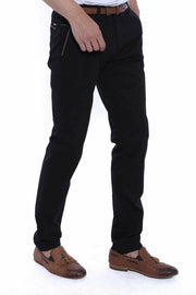 5 Pockets Black Pants