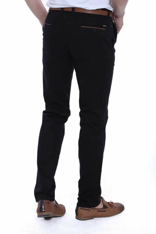 5 Pockets Black Pants