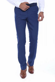 Blue Cotton Pants