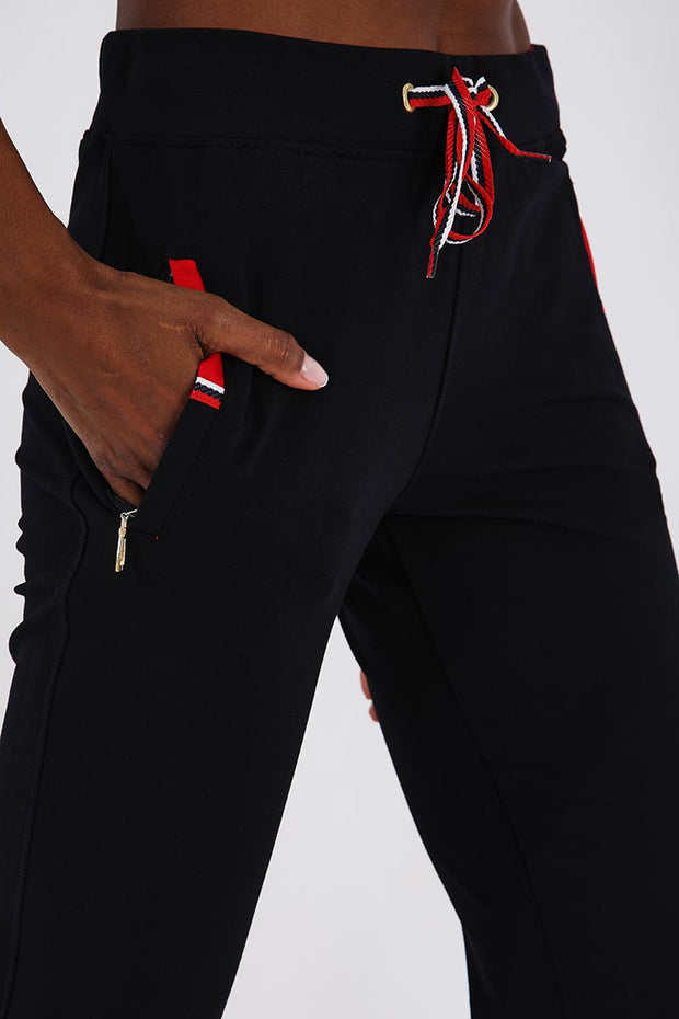 Straight Leg Navy Blue Women's Sweatpants Blue, Daily, Navy, navy-blue, Sport, Sport Clothing, Sweatpants Sport ClothingSweatpants - wessi