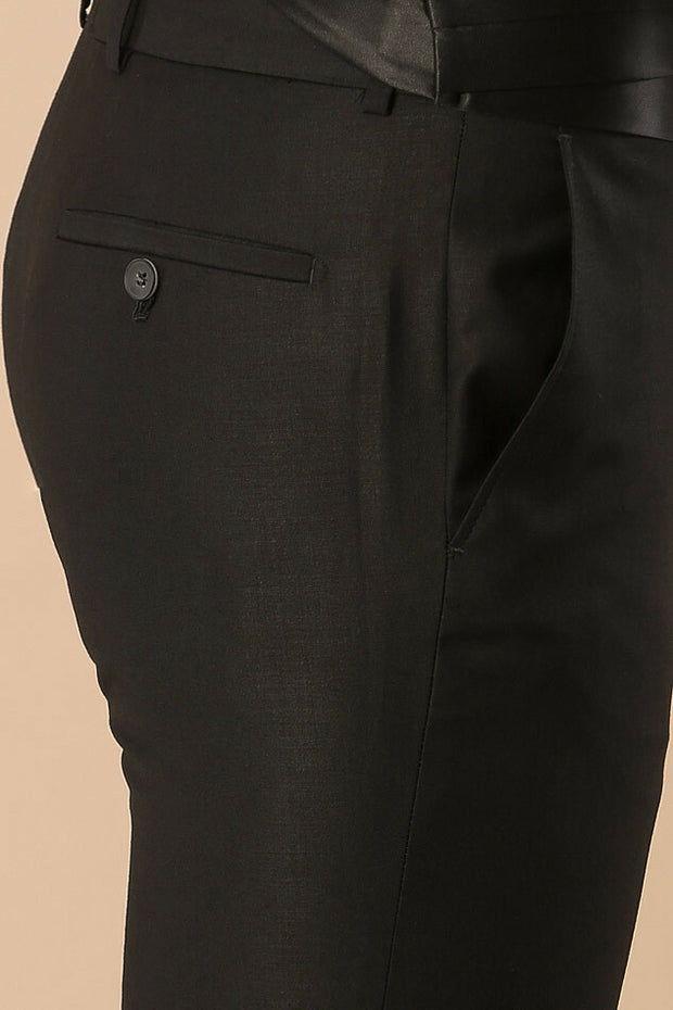 2-Piece Black Men's Wedding Suit | Wessi