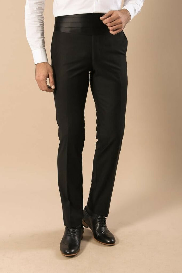 2-Piece Black Men's Wedding Suit | Wessi