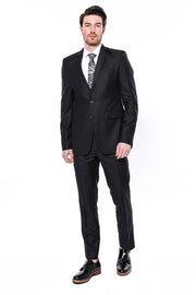 8 Drop Black Men's Suit | Wessi