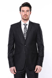 8 Drop Black Men's Suit | Wessi