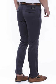 Amblemed Covered Pocket Cotton Grey Pants