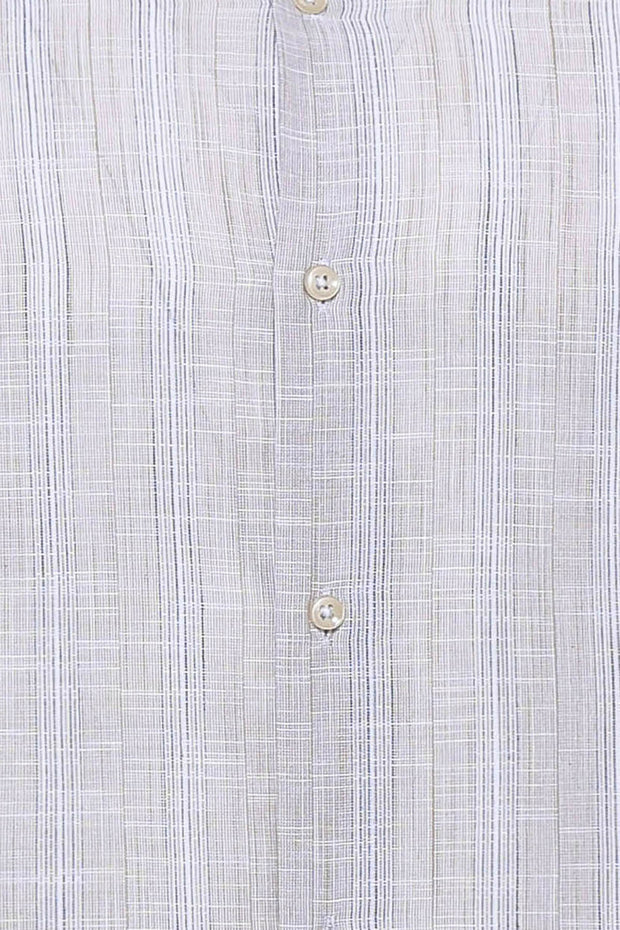 Beige Checked Shirt | Wessi