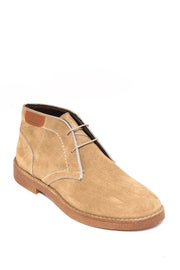 Beige Suede Men's Boots | Wessi