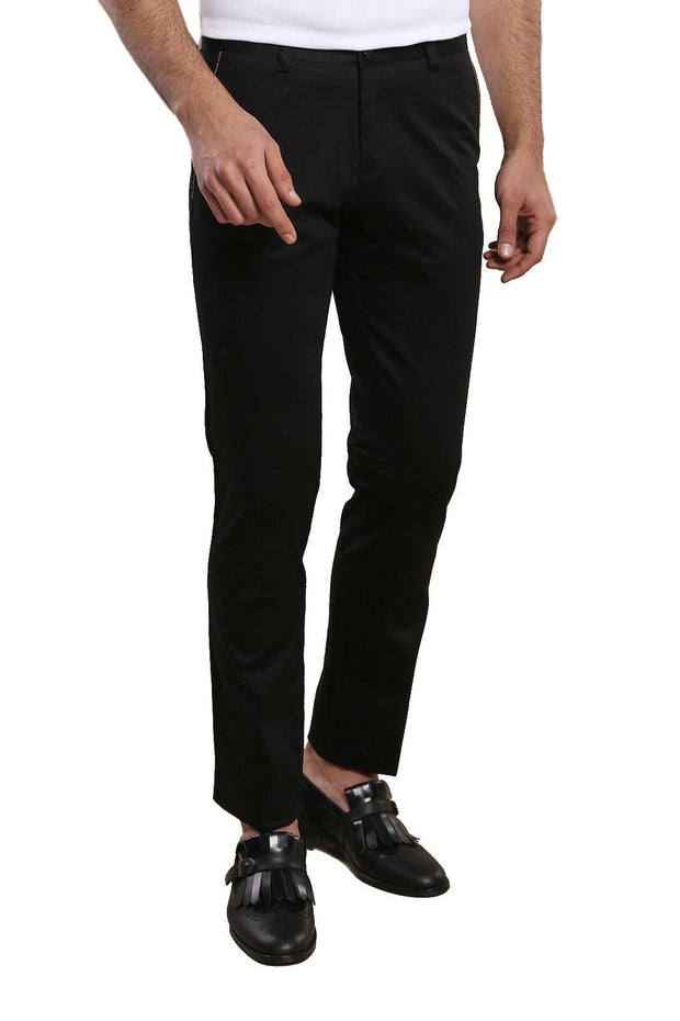 Black Cotton Trousers | Wessi