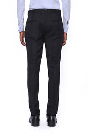 Black Plain Trousers