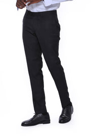 Black Plain Trousers