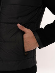 Black Quilted Coat