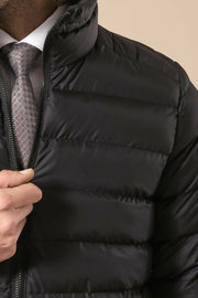 Black Short Men Down Jacket | Wessi