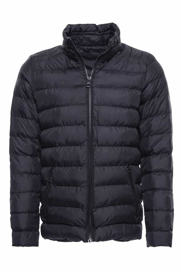 Black Short Men Down Jacket | Wessi