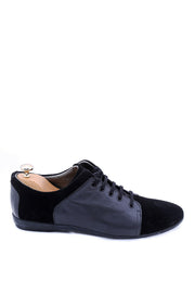 Black Suede Lace Up Shoes | Wessi