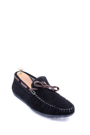 Black Suede Loafer Shoes | Wessi