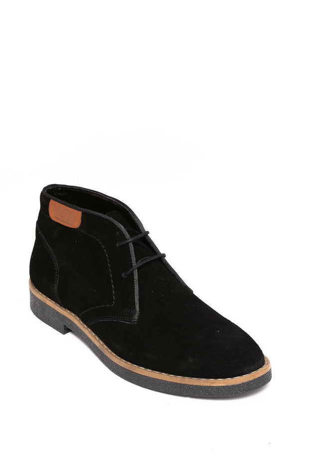 Black Suede Men's Boots | Wessi