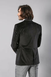 Black Velvet Jacket for Men | Wessi