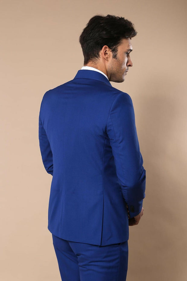 Blue Double Breasted Suit | Wessi