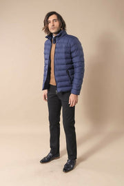 Blue Men Down Jacket | Wessi