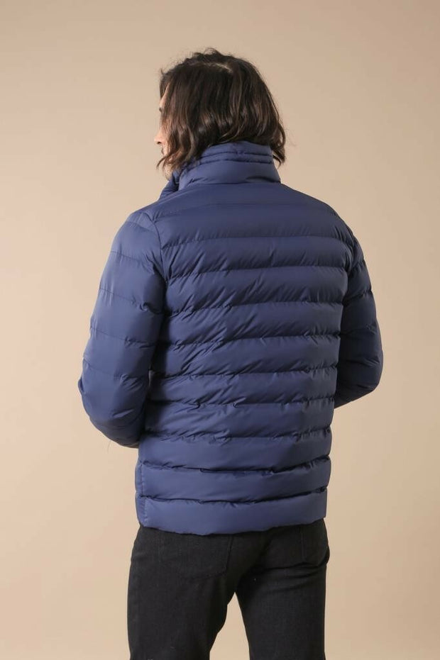 Blue Men Down Jacket | Wessi