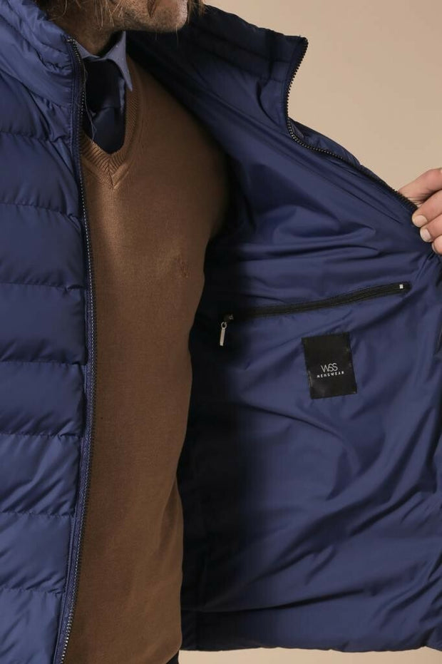 Blue Men Down Jacket | Wessi