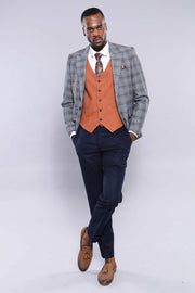 Blue Orange Combined Suit | Wessi