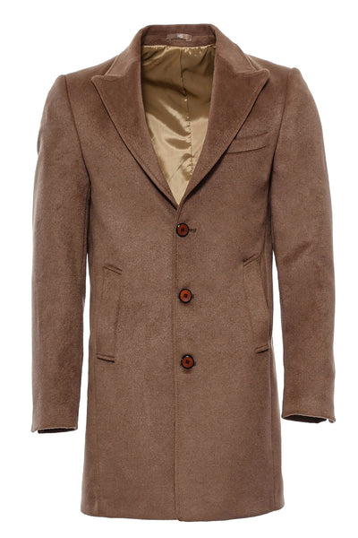 Brown Long Coat $100 - $150, 3 Buttoned, 3-piece-suit, 34, 36, 38, 40, 42, 44, 46, 48, 6 Drop, Basic, Brown, Brown Coat, Classic, Coat, Essentials, Kaban, Long Sleeve, Modern Fit, Outwear, Pe