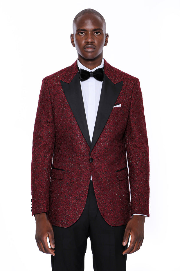 Burdungy Sparkly Party Blazer | Wessi 3-piece-suit, 36, 38, 40, 42, 44, 46, 48, 6 Drop, Italian Suit, Men's Blazers, Modern Fit, Party, Patterned, Peak, Peak Lapel, Shiny, Slim Fit, Slim Fit 