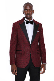 Burdungy Sparkly Party Blazer | Wessi 3-piece-suit, 36, 38, 40, 42, 44, 46, 48, 6 Drop, Italian Suit, Men's Blazers, Modern Fit, Party, Patterned, Peak, Peak Lapel, Shiny, Slim Fit, Slim Fit 