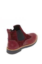 Burgundy Chelsea Boots | Wessi $50 - $100, 10, 11, 3-piece-suit, 7, 8, 9, Ankle, Boots, Burgundy, Casual, Chelsea, Chelsea Boot, Daily, Leather, Shoes, Suede ShoesChelsea Boot - wessi