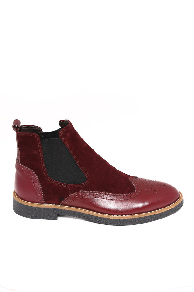 Burgundy Chelsea Boots | Wessi $50 - $100, 10, 11, 3-piece-suit, 7, 8, 9, Ankle, Boots, Burgundy, Casual, Chelsea, Chelsea Boot, Daily, Leather, Shoes, Suede ShoesChelsea Boot - wessi