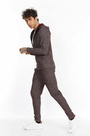 Burgundy Men's Pocket Sweatpants Daily, Sport, Sport Clothing, Sweatpants Sport ClothingSweatpants - wessi