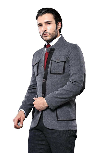 Cachet Grey Coat | Wessi 3-piece-suit, 3xl, 4xl, Coat, Kaban, Modern Fit, Outwear, Slim Fit OutletCoat - wessi