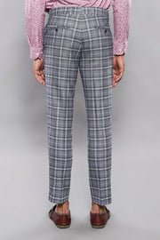 Checked Grey Trousers 28, 3-piece-suit, 30, 32, 34, 36, 40, Casual, Checked, Daily, Grey, Modern Fit, Party, Patterned, Plaid, Slim Fit, Trouser, Trousers TrouserTrousers - wessi