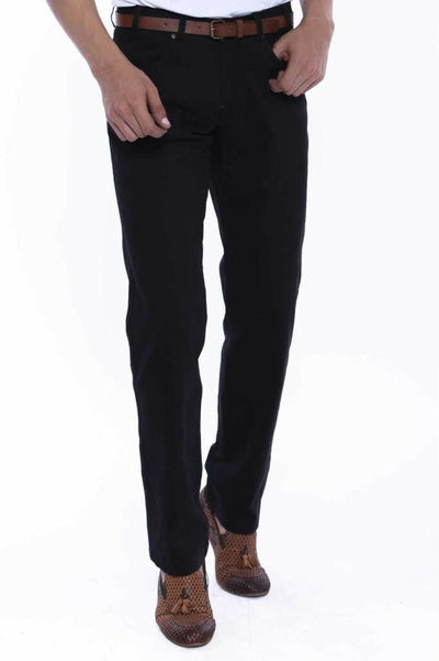 Covered Pocket Suede Pants 28, 3-piece-suit, 30, 32, 34, 36, 38, 40, 42, Basic, Black, Black Trousers, Blue, Cachet Pant, Casual, Daily, Essentials, Office, Plain, Suede, Trouser TrouserBlack