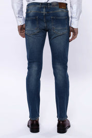 Dark Blue Jean | Wessi 3-piece-suit, Blue, Casual, Daily, Jean, Jeans, Modern Fit, Slim Fit, Trouser TrouserJeans - wessi