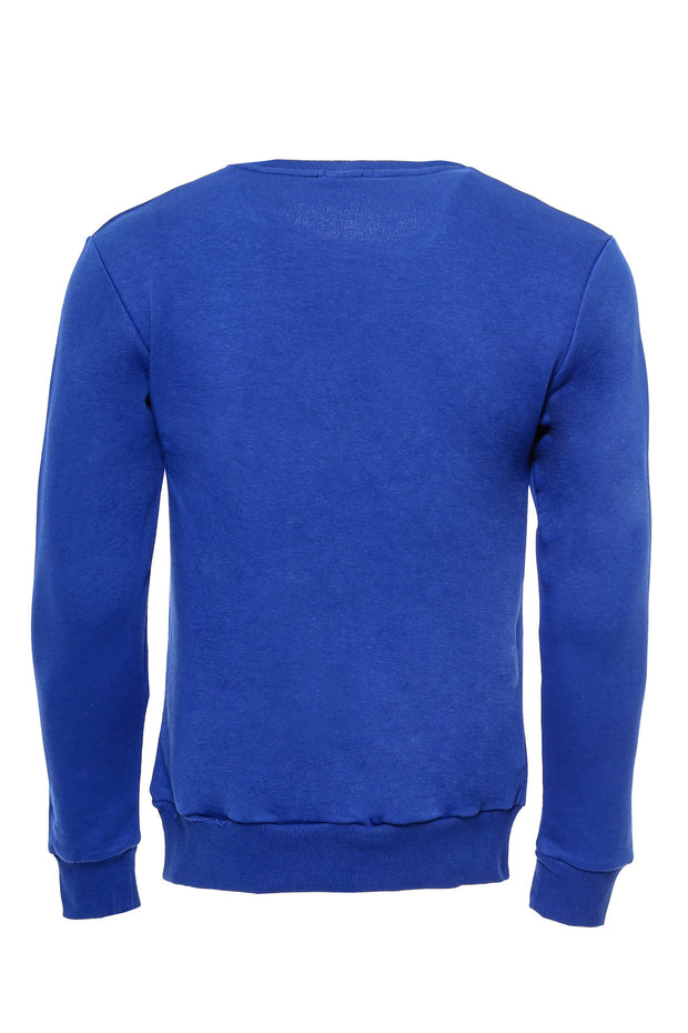 Dark Blue Plain Circle Neck Sweatshirt $10 - $30, Basic, Casual, Crew Neck, Daily, Essentials, Modern Fit, Plain, Slim Fit, Sport, Sport Clothing, Sweatshirt Sport ClothingSweatshirt - wessi