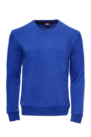 Dark Blue Plain Circle Neck Sweatshirt $10 - $30, Basic, Casual, Crew Neck, Daily, Essentials, Modern Fit, Plain, Slim Fit, Sport, Sport Clothing, Sweatshirt Sport ClothingSweatshirt - wessi