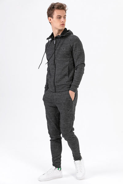 Dark Grey Pockets Sweatpants Daily, Sport, Sport Clothing, Sweatpants Sport ClothingSweatpants - wessi