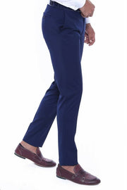 Fabric Navy Blue Trousers 3-piece-suit, 32, 34, 36, 40, Basic, Blue, Essentials, Modern Fit, Navy, Navy Blue, Office, Plain, Slim Fit, Trouser, Trousers TrouserTrousers - wessi