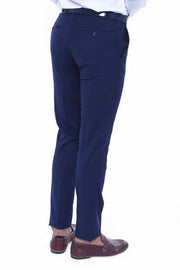 Fabric Navy Blue Trousers 3-piece-suit, 32, 34, 36, 40, Basic, Blue, Essentials, Modern Fit, Navy, Navy Blue, Office, Plain, Slim Fit, Trouser, Trousers TrouserTrousers - wessi