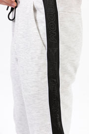 Grey Black Detailed Men's Sweatpants Daily, Grey, Sport, Sport Clothing, Sweatpants Sport ClothingSweatpants - wessi