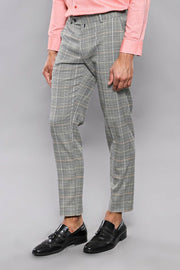 Grey Checked Trousers | Wessi 28, 3-piece-suit, 30, 32, 34, 36, Casual, Checked, Daily, Modern Fit, Patterned, Plaid, Slim Fit, Trouser, Trousers TrouserTrousers - wessi