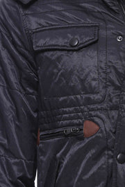 Hooded Black Quilted Jacket 3-piece-suit, 3xl, Black, Jackets, Outwear, Puffer Coats, Quilted, Zippered OutletCoat - wessi