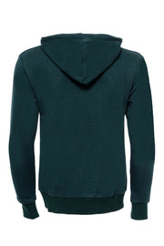 Hooded Pocket Plain Dark Green Men's Sweatshirt Basic, Daily, Essentials, Hooded, Modern Fit, Slim Fit, Sport, Sport Clothing, Sweatshirt Sport ClothingSweatshirt - wessi