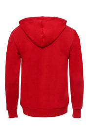 Hooded Pocket Plain Red Men's Sweatshirt Basic, Daily, Essentials, Hooded, Modern Fit, red, Slim Fit, Sport, Sport Clothing, Sweatshirt Sport ClothingSweatshirt - wessi