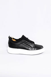 Leather Black Sneakers | Wessi 3-piece-suit, 7, Casual, Daily, Leather, Shoes, Sport, Ugly Shoes ShoesUgly Shoes - wessi