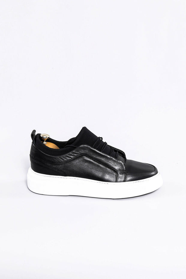 Leather Black Sneakers | Wessi 3-piece-suit, 7, Casual, Daily, Leather, Shoes, Sport, Ugly Shoes ShoesUgly Shoes - wessi