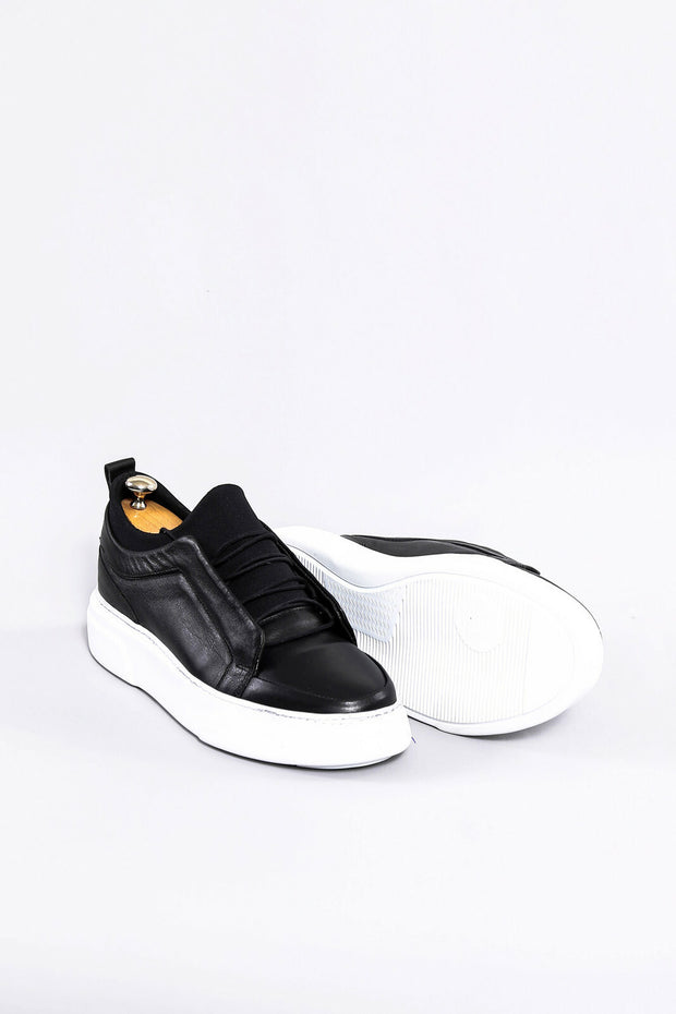 Leather Black Sneakers | Wessi 3-piece-suit, 7, Casual, Daily, Leather, Shoes, Sport, Ugly Shoes ShoesUgly Shoes - wessi